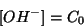 \begin{displaymath}
\ConcOf{{OH^-}}=C_0
\end{displaymath}