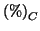 $\PercentOf{C}$