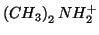$\left(CH_3\right)_2NH_2^+$
