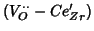 $(V_{O}^{\cdot\cdot}-Ce_{Zr}^\prime)$